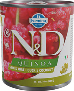 ND Dog konz. Quinoa 285g kacka,kokos