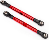 Traxxas staviteľná ojnička riadenia 87mm hliníková červená (2)