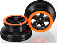 Traxxas disk 2.2/3.0" SCT čierny-oranžový (2)
