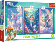 Trefl Puzzle 3x50 Familie Treflik / Zusammen in der bunten Welt
