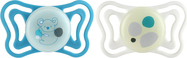 CHICCO Cumlíky Physioforma Light silikónové ortodontické neutral 16-36m, 2 ks