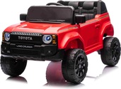 Elektrické autíčko Toyota Landcruiser 12V, červené, široké jednomiestne sedadlo, 2,4 GHz d