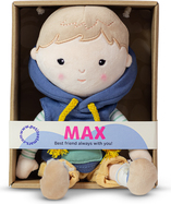 PETITE&amp;MARS Bábika plyšová Max 0m+, 35 cm
