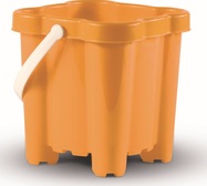 Androni Vedro grad 4 stolpi - višina 16 cm, oranžna