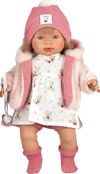 Llorens 42168 CARLA - muñeca realista con sonidos y cuerpo de tela suave