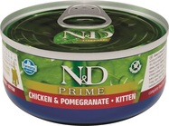 N&amp;D CAT PRIME CHICKEN &amp; POMEGRANATE KITTEN 70 GR