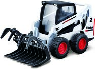 Bburago 10 cm Bobcat S590 Skid-Steer Loader w/grapple