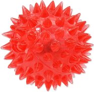 Hračka Dog Fantasy lopta LED ružová 5cm
