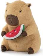 KAWAII Kapybara s melónom plyšová hračka 22 cm