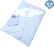 Llorens M635-55 oblečok pre bábiku bábätko NEW BORN veľkosti 35-36 cm