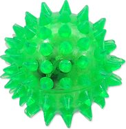 Hračka Dog Fantasy lopta LED zelená 5cm