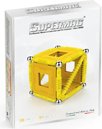 SUPERMAG magnetická stavebnica Geometry 36ks