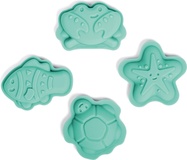 Bigjigs Toys Silikónové  formičky zelené Eggshell