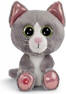 NICI Glubschis pliš Mačka siva Felinja 15cm, ZELENA
