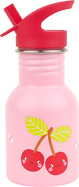 A Little Lovely Company - bouteille à boire en acier inoxydable à paroi simple, 350 ml - joyeuses ce