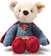 STEIFF Friends Superman Teddy bear, multicoloured plyšová hračka