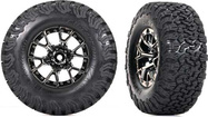 Traxxas koleso 2.2/3.0", disk Raptor R čierny chróm, pneu BFGoodrich T/A KO2 (2)