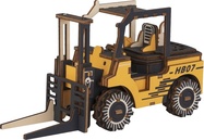 Woodcraft Holz-3D-Puzzle Gabelstapler