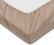Bavlnené prestieradlo do postieľky New Baby 120x60 cm cappuccino