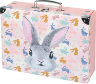 Faltbarer Schulranzen Bunny mit Verzierung