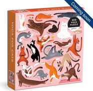 Galison Puzzle Jóga pre mačky 500 dielikov