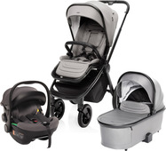 Set kočík Move Cross 3 + hlboká korba Move XL 3 + autosedačka, Metal Grey