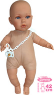 Llorens 424P BABY ENZO &amp; JULIA - realistická bábika so zvukmi a mäkkým telom