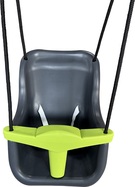 2Kids Toys Plastová baby hojdačka tmavo šedá
