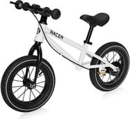 Odrážadlo Racer s brzdou, Coconut White