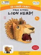 Fiesta Crafts Kreativset 3D-Maske Löwe
