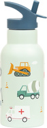 A Little Lovely Company - nerezová fľaša na pitie, 350 ml - vozidlá