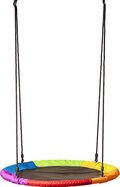 Woody  Hojdací kruh (priemer 100cm), dúhový