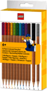 LEGO Pastelky, mix farieb - 12 ks s LEGO klipom