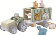 2Kids Toys Drevené auto so zvieratkami