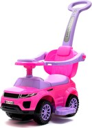 Detské hrajúce vozítko 3v1 Baby Mix ružové