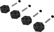 Arrma šesťhranný unašač kolesa 12mm, hliník (4)
