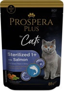 Kapsička Prospera Plus Sterelized 1+, Salmon, Peas 85g