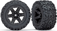 Traxxas bicykel 2.8", disk Rustler 4x4 čierny, pneu Talon Extreme (pár) (zadný)