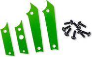 Traxxas Aluminium-Chassisplatten grün