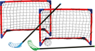 Floorball CROSS set , 2 palice 2 bránka