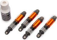 Traxxas tlumič GTM Pro hliníkový oranžový (sada)