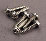 Traxxas skrutka krížová 3x12mm hlava s golierom zink. (6)