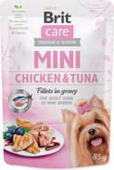 Kapsička Brit Care Mini kura a tuniak, filety v omáčke 85g