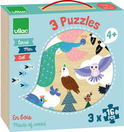 Vilac Drevené puzzle More krajiny vzduch