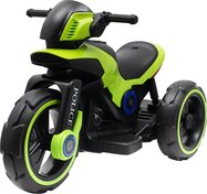 Detská elektrická motorka Baby Mix POLICE zelená