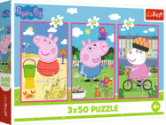 Trefl Puzzle 3x50 Peppa Wutz / Die Kraft der Freundschaft