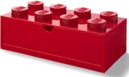 LEGO® asztali doboz 8 fiókkal - piros