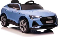 Elektrické autíčko Audi E-tron Sportback 12V, modré, široké jednomiestne sedadlo