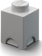 LEGO® úložný box 1 - šedý 125 x 125 x 180 mm