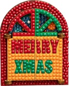 2Kids Toys Pictură cu diamante Magnet Fereastră Crăciun Fericit